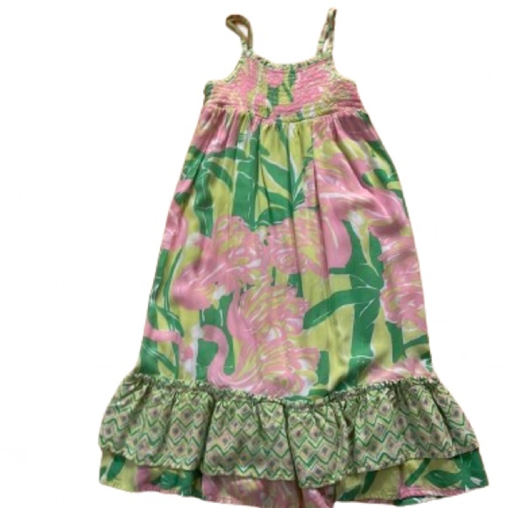 Lime and Pink Toddlers Lilly Pulitzer dress